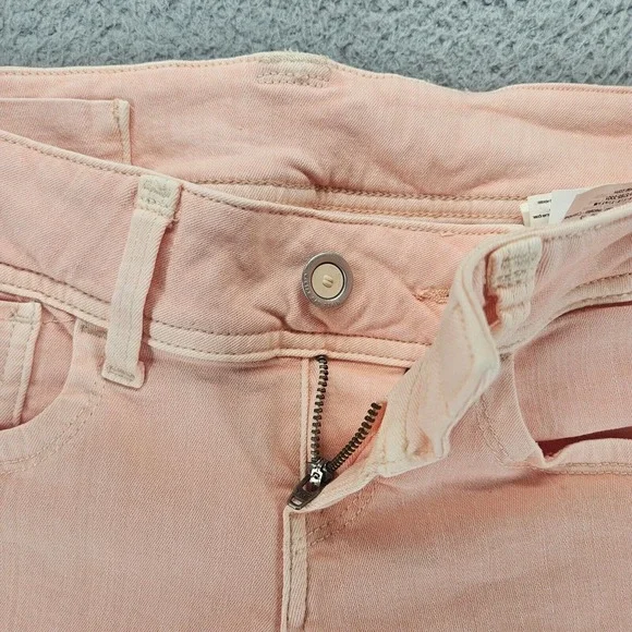 G-Star Jeans Women's Size 24W Orange Pastel Color Zip Fly Skinny 25x32 - Picture 4 of 16